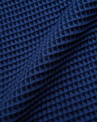 Portuguese Flannel HONEY COMB S/S SHIRT Blue