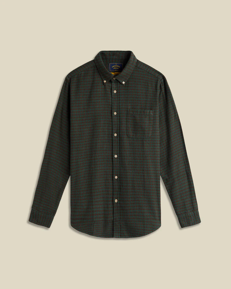 Portuguese Flannel LAGO L/S SHIRT Green