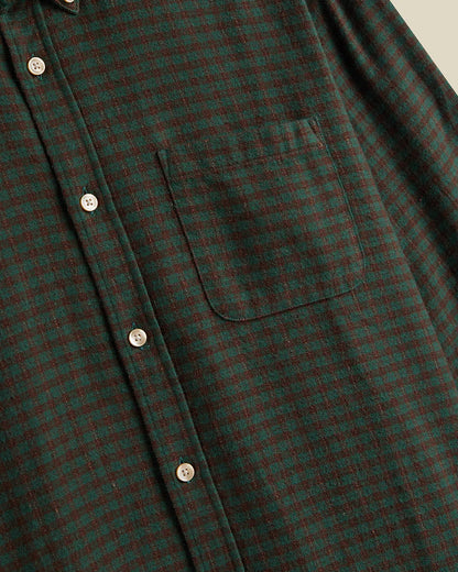 Portuguese Flannel LAGO L/S SHIRT Green