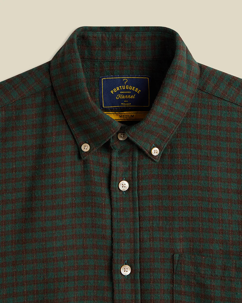 Portuguese Flannel LAGO L/S SHIRT Green