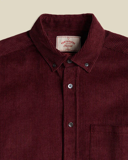 Portuguese Flannel LOBO 2.0 L/S SHIRT Bordeaux