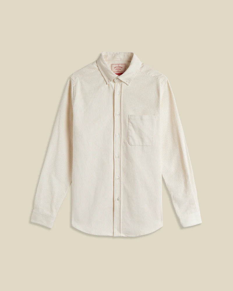 Portuguese Flannel LOBO 2.0 L/S SHIRT Ecru