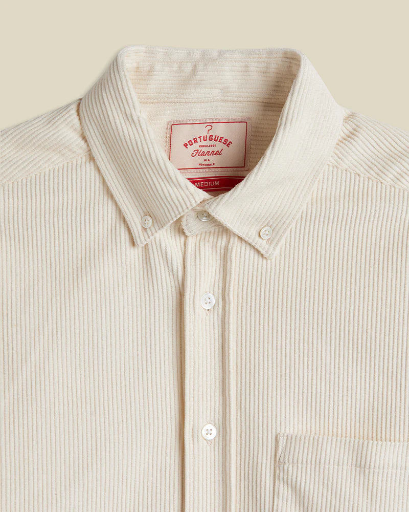 Portuguese Flannel LOBO 2.0 L/S SHIRT Ecru