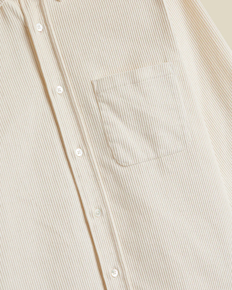 Portuguese Flannel LOBO 2.0 L/S SHIRT Ecru