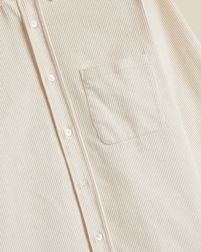 Portuguese Flannel LOBO 2.0 L/S SHIRT Ecru