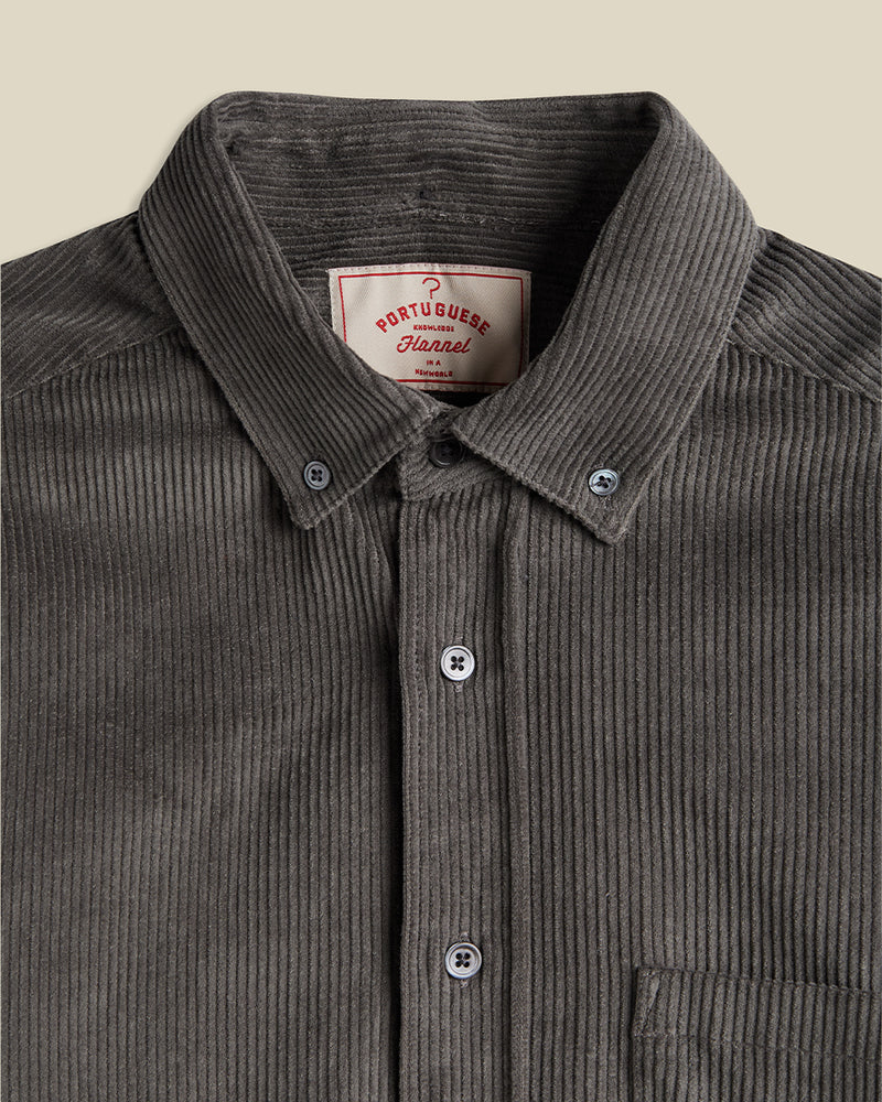 Portuguese Flannel LOBO 2.0 L/S SHIRT Grey