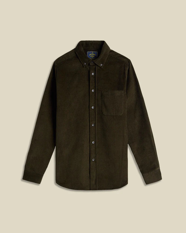 Portuguese Flannel LOBO 2.0 L/S SHIRT Olive — Portuguese Flannel