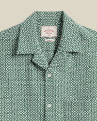 Portuguese Flannel PORTUGUESE TILE S/S SHIRT Green