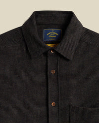 Portuguese Flannel SOUNDS L/S SHIRT Brown