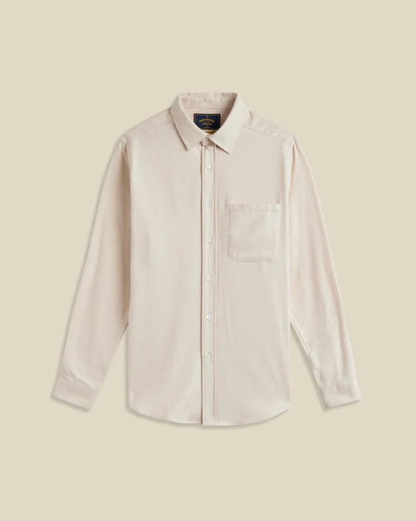 Portuguese Flannel TECA 2.0 L/S SHIRT Ecru — Portuguese Flannel