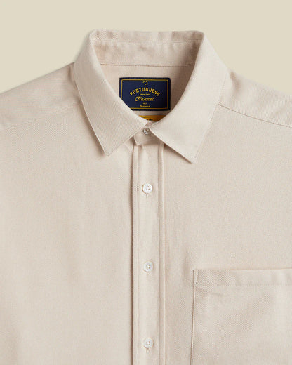 Portuguese Flannel TECA 2.0 L/S SHIRT Ecru