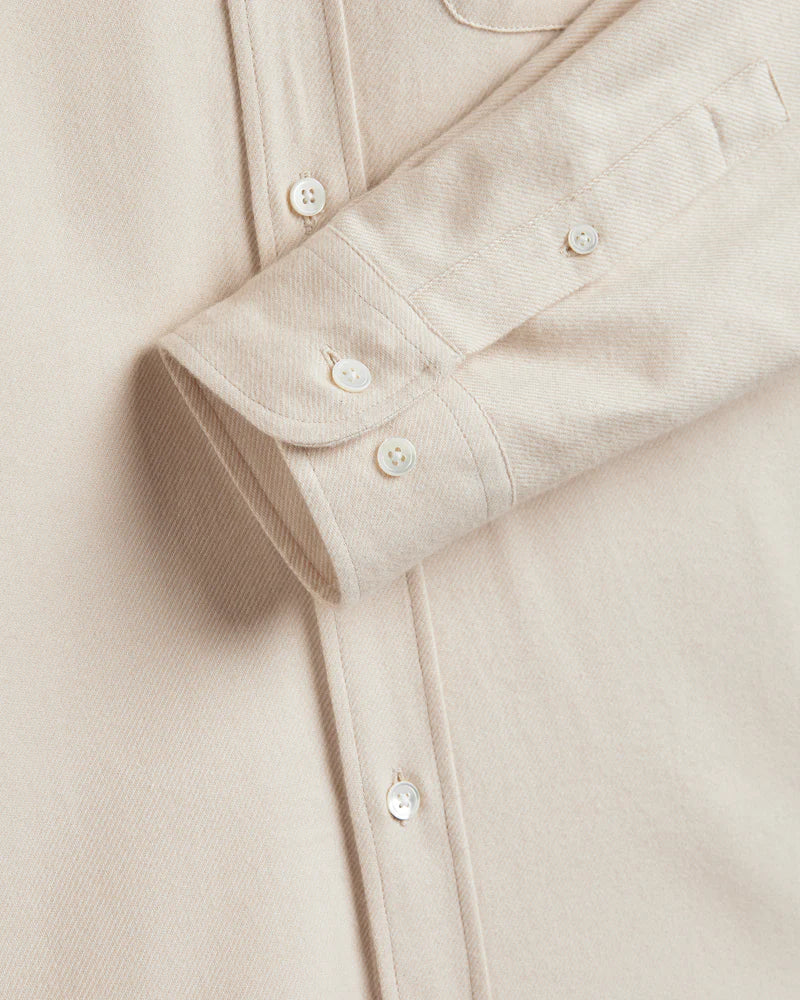 Portuguese Flannel TECA 2.0 L/S SHIRT Ecru