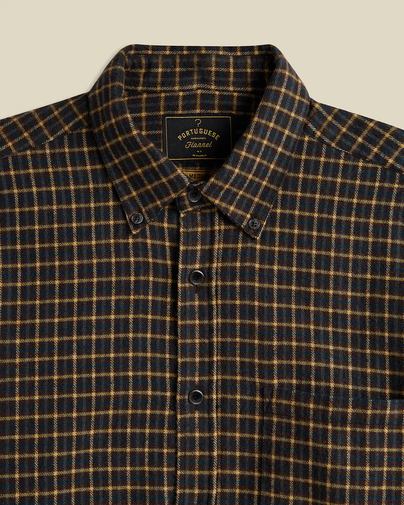 Portuguese Flannel TERRA L/S SHIRT Bordeaux