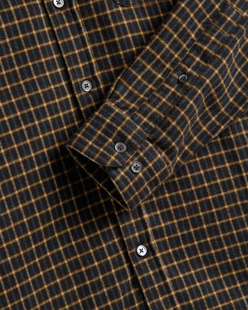 Portuguese Flannel TERRA L/S SHIRT Bordeaux