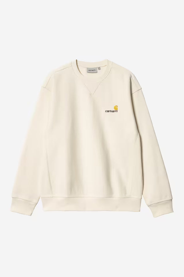 Pull Carhartt Wip AMERICAN SCRIP SWEAT Natural — Carhartt wip