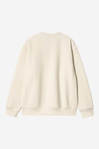 Pull Carhartt Wip AMERICAN SCRIP SWEAT Natural
