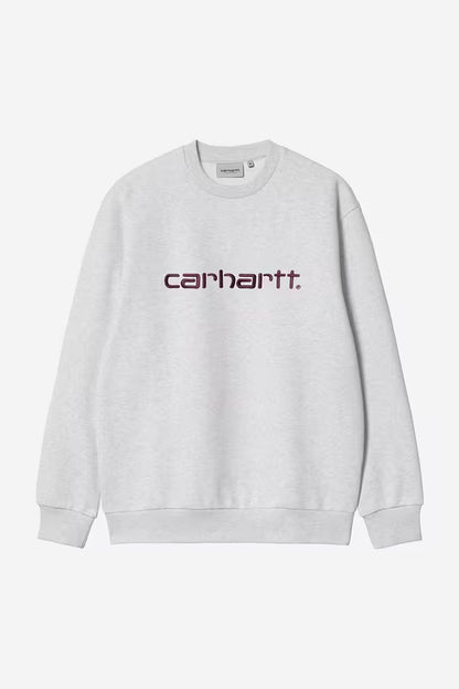 Pull Carhartt Wip CARHARTT SWEAT Ash Heather Rondo