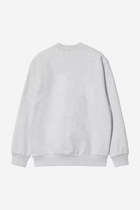 Pull Carhartt Wip CARHARTT SWEAT Ash Heather Rondo