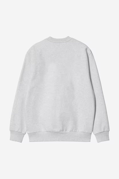 Pull Carhartt Wip CARHARTT SWEAT Ash Heather Rondo