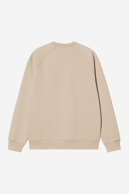 Pull Carhartt Wip CHASE SWEAT Fleur De Sel Gold