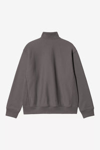 Pull Carhartt Wip HALF ZIP AMERICAN SCRIPT SWEAT Porphyry