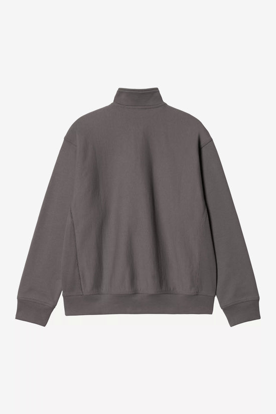 Pull Carhartt Wip HALF ZIP AMERICAN SCRIPT SWEAT Porphyry