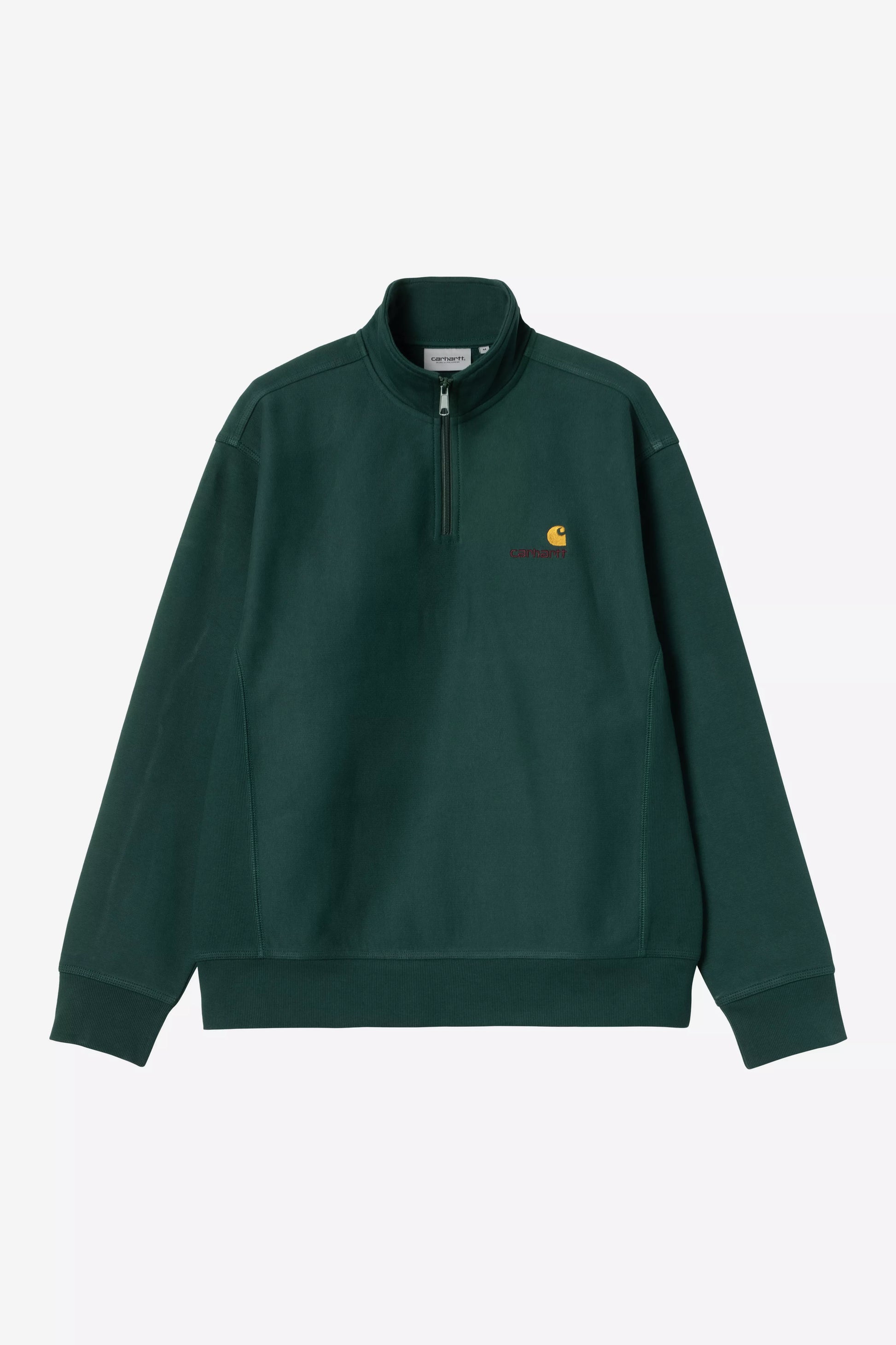 Pull Carhartt Wip HOODED AMERICAN SCRIPT SWEAT Dark Fir