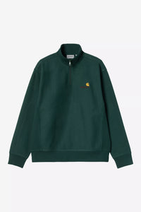 Pull Carhartt Wip HOODED AMERICAN SCRIPT SWEAT Dark Fir