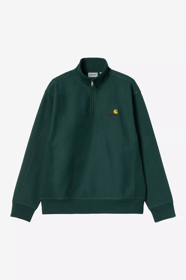 Pull Carhartt Wip HOODED AMERICAN SCRIPT SWEAT Dark Fir — Carhartt wip