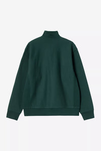 Pull Carhartt Wip HOODED AMERICAN SCRIPT SWEAT Dark Fir