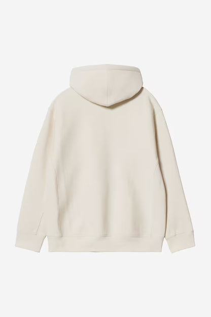 Pull Carhartt Wip HOODED AMERICAN SCRIPT SWEAT Natural