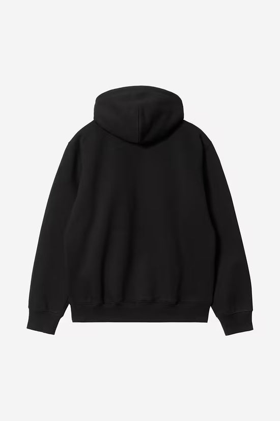 Pull Carhartt Wip HOODED CARHARTT SWEAT Black White
