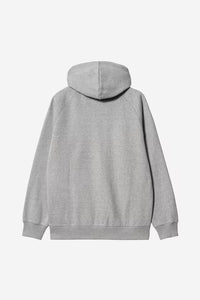 Pull Carhartt Wip HOODED CHASE JACKET Grey Heather Gold