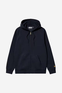 Pull Carhartt Wip HOODED CHASE JACKET Navy Gold