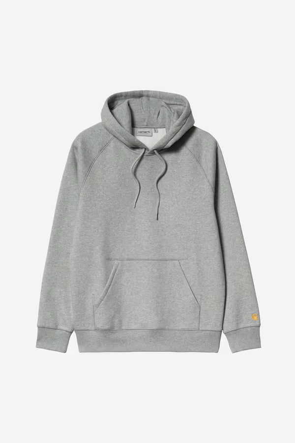 Pull Carhartt Wip HOODED CHASE SWEAT Grey Heather Gold — Carhartt wip