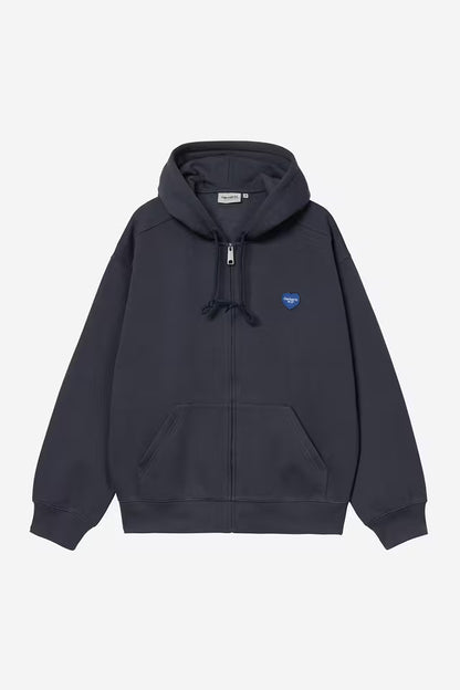 Pull Carhartt Wip HOODED HEART II HARTT Blue