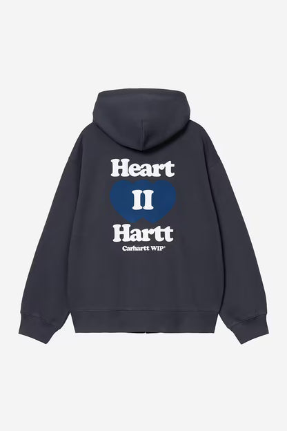 Pull Carhartt Wip HOODED HEART II HARTT Blue