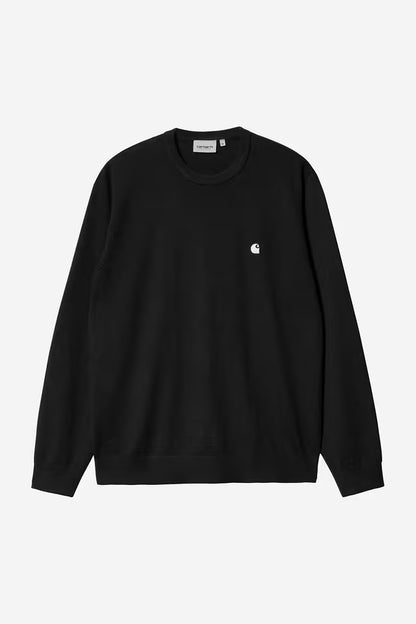 Pull Carhartt Wip MADISON SWEATER Black Wax