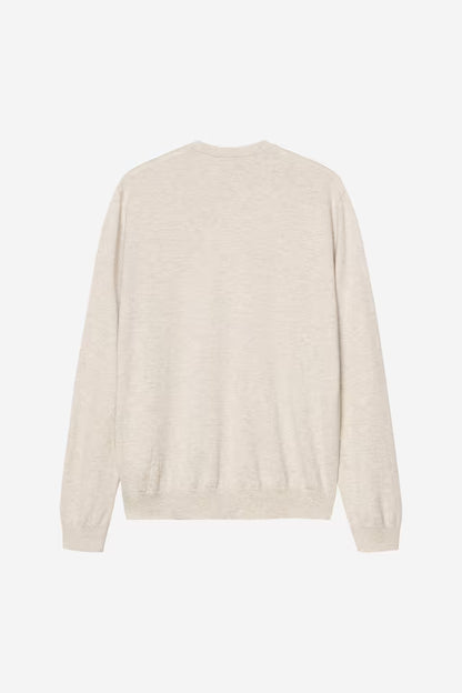 Pull Carhartt Wip MADISON SWEATER Fleur De Sel Black