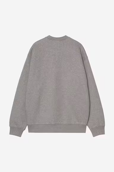 Pull Carhartt Wip BIG SCHOOL SWEAT Dark Grey Heather