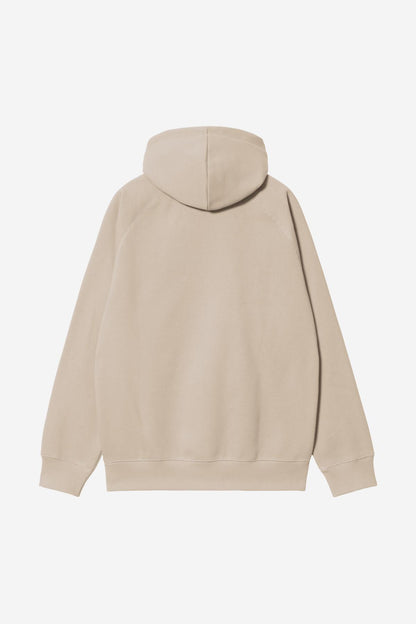 Pull Carhartt Wip HOODED CHASE SWEAT Fleur de Sel Gold