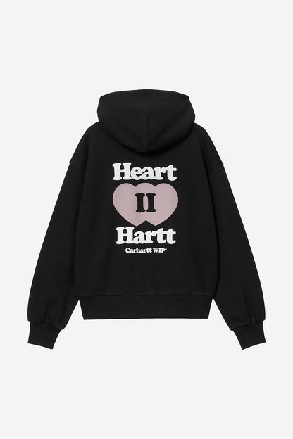 Pull Carhartt Wip W HOODED HEART II JACKET Black