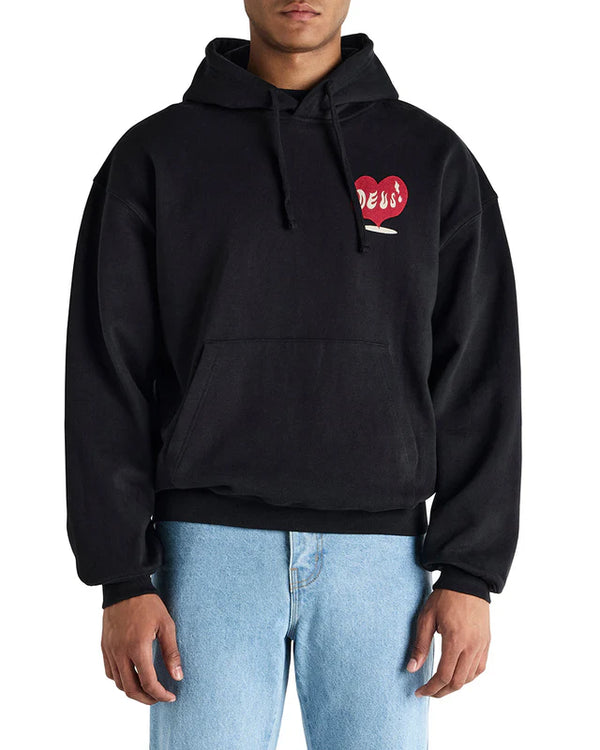 Pull Deus Ex Machina DEEP CUT HOODIE Black — Deus Ex Machina