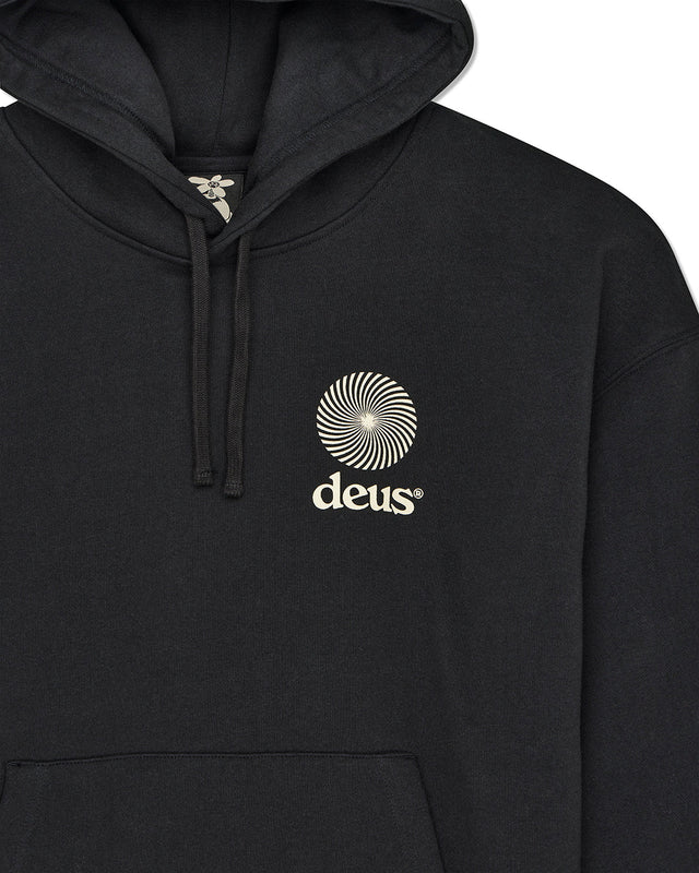 Pull Deus Ex Machina STRATA HOODIE Black