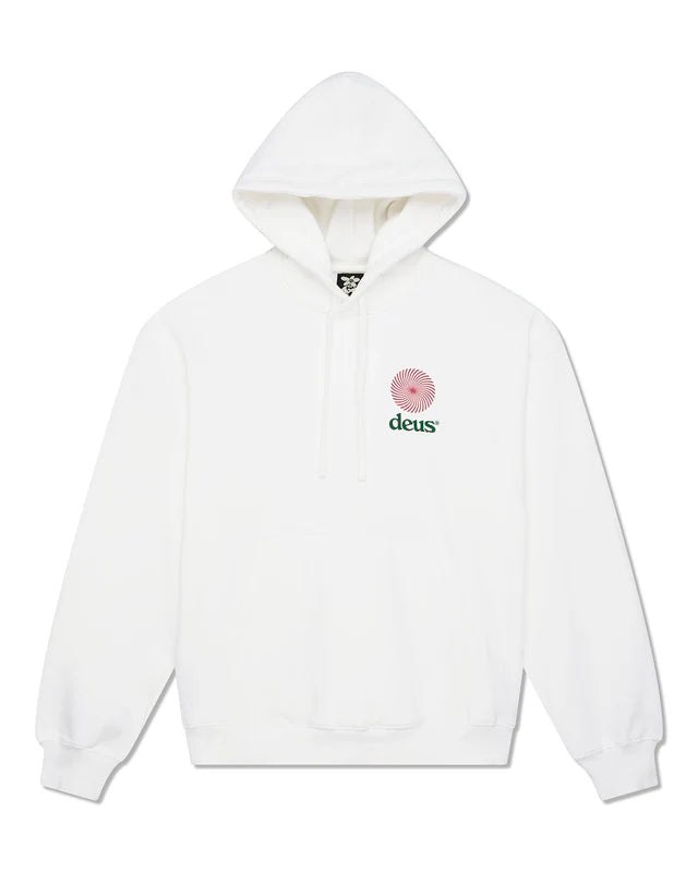 Pull Deus Ex Machina STRATA HOODIE Vintage White