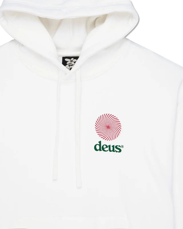 Pull Deus Ex Machina STRATA HOODIE Vintage White