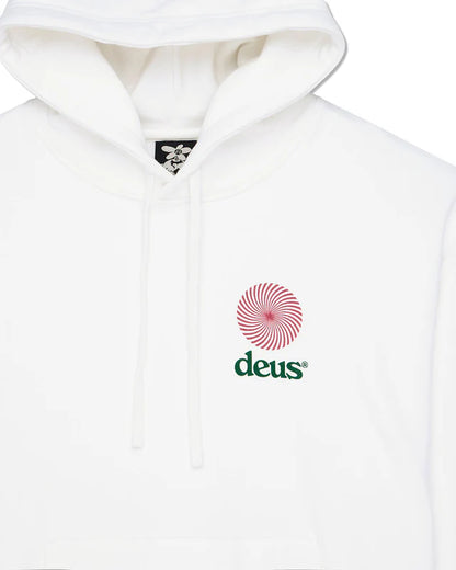 Pull Deus Ex Machina STRATA HOODIE Vintage White