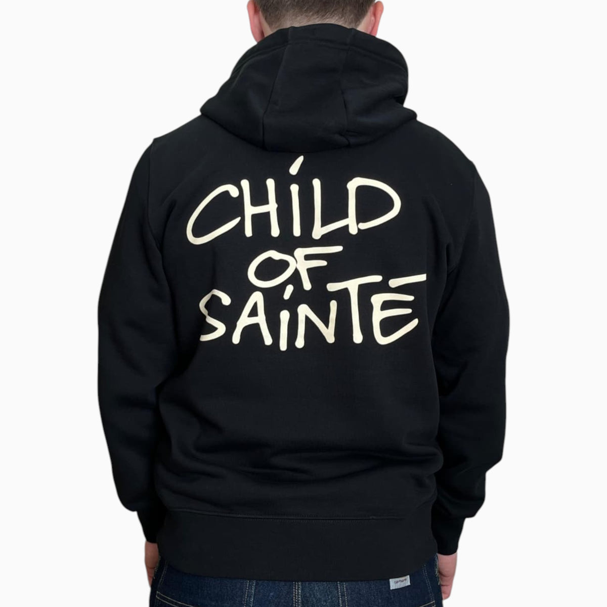 Child Hoodie Black Natural