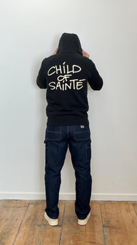 Child Hoodie Black Natural