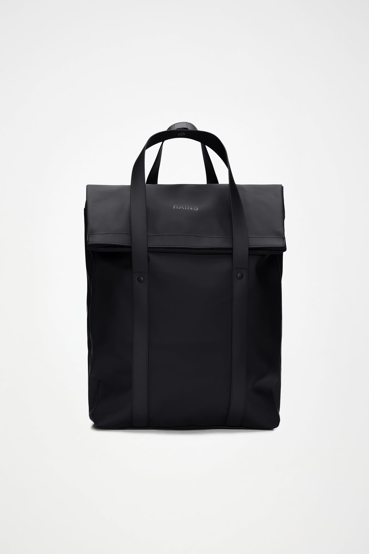 Rains 2 WAY TOTE BACKPACK Black